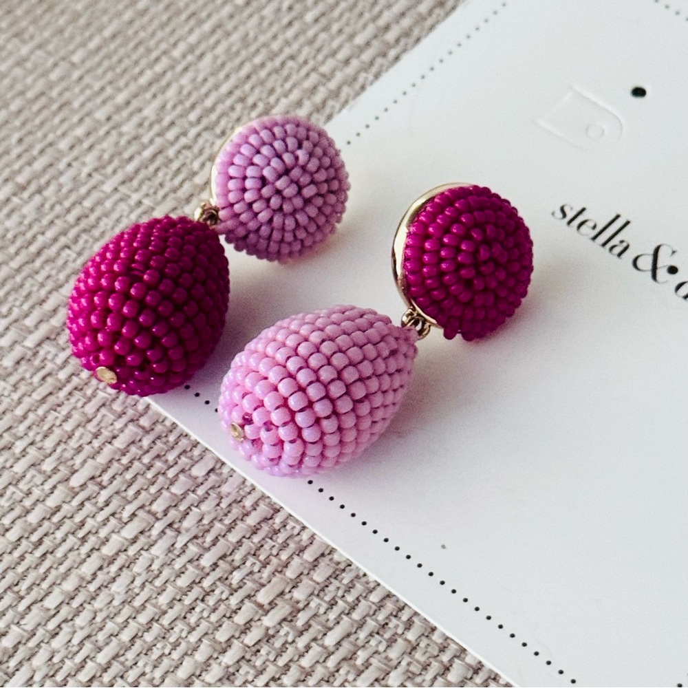 Stella & Dot Marie Double Drop Earrings